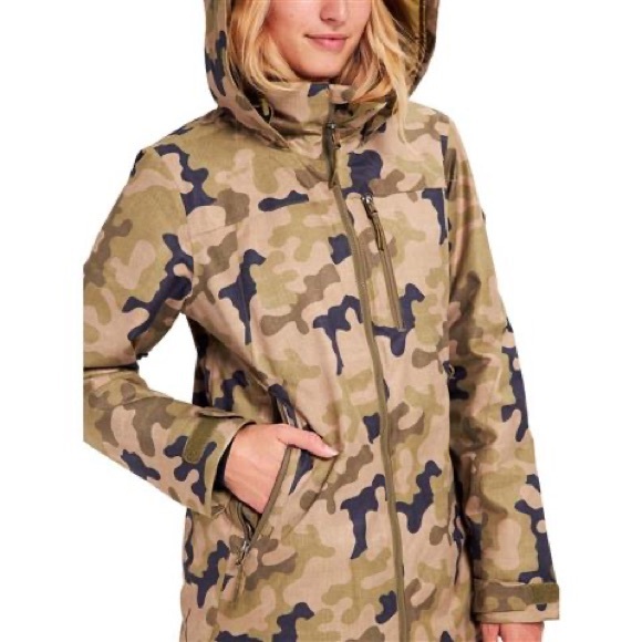 Burton Lelah Jacket Martini Olive Terra Camo. Never worn. - Picture 1 of 9